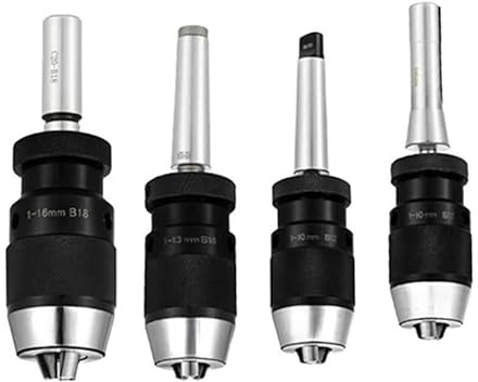 1pc Morse Drill Chuck for Lathe CNC Machines - Self-Tightening MT2 MT3 MT4 MT5 R8 C10 C12 C16 C20 B10 B12 B16 B18 B22(MTA5-B16 (1-13mm))