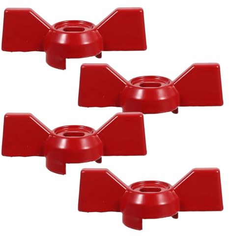 4 Stück Ventilgriffe 10x6 MM aus Aluminiumlegierung für Außenarmaturen