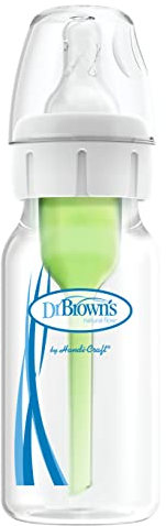Dr. Brown's Options+ Anti-Kolik-Babyflasche, schmaler Hals, 120 ml, 1 Stück