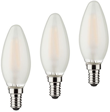 Müller-Licht 400292 LED EEK E (A - G) E14 Kerzenform 4W = 40W Warmweiß 3St, Matt