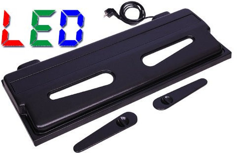 ZooPaul LED Aquarium Abdeckung Schwarz 120x40 Deckel Haube Beleuchtung Terrarium