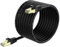 VOSGA Outdoor Cat 7 Ethernet Cable 20M/65 ft,S/FTP - 600 MHZ -Cat7 Network RJ45 Waterproof Direct Burial Internet Cable 20M Round Black