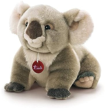 Trudi 27752 Klassik Plüschtier Koala Jamin ca. 22 cm, Größe M, hochwertiges Stofftier mit weichen Materialien, Plüschfigur mit realistischen Details, waschbar, Kuscheltier für Kinder, Grau