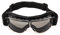 evomosa Motorradbrille PU Leder Sonnenbrillen Sportbrille Retro Radbrille für ATV Bike Motocross Brille Schutzbrille (Schwarze A)