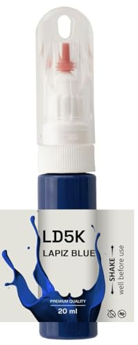 SD COLORS Lapiz Blue LD5K L9 D5K Ausbesserungslack, 20 ML, praktischer Pinsel zur Reparatur von Kratzern