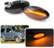 njssjd LED Seitenblinker Repeater Lichter für Suzuki Swift Jimny Ignis Grand Vitara Splash SX4 Frontkotflügel Smoke LED-Blinker Blinker Lampe