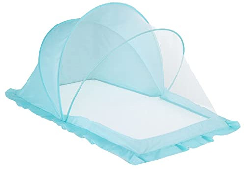 Balakaka Baby Faltbare Moskitonetz 110 * 65 * 60cm, Pop-up Kleinkind Licht Blockieren Moskitonetz Anti Mückenstiche Schutzhülle 0-7 Alter, Blaue