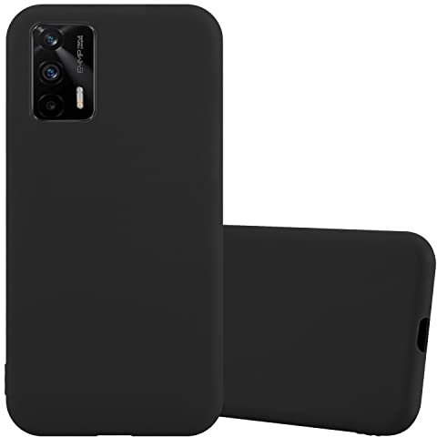 Cadorabo Hülle kompatibel mit Realme GT Master Schutzhülle TPU Silikon Case Candy Design Slim Kratzfest Weiche Gummi mit Rundumschutz Case Hülle für Realme GT Master in Schwarz