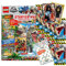 Bundle mit Lego Jurassic World Trading Cards - Serie 2-1 Starter + 10 Booster + Exklusive Collect-it Hüllen