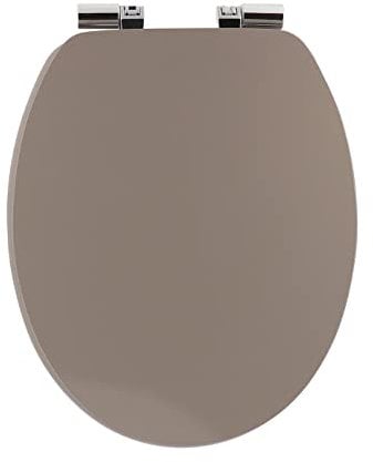Abattant WC Taupe avec frein de chute et déclipsable - TENDANCE