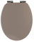 Abattant WC Taupe avec frein de chute et déclipsable - TENDANCE