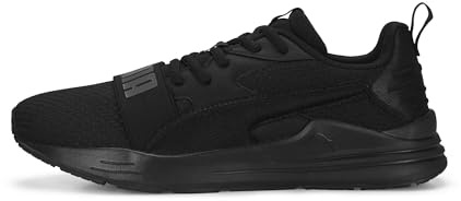 Puma Wired Run, Unisex Adult Running Shoes, Black/White, 11 UK