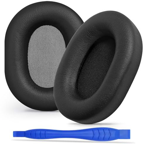 Aurivor Ersatz Ohrpolster Kissen für Sony WH-1000XM5 Noise Cancelling Kopfhörer, Premium XM5 Ohrabdeckungen mit weichem Kunstleder, optimiertem Memory Schaum, Verstärkte Hybridabdichtung