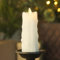 Luminara Weiße schwere Wachs-Tropf-flammenlose Kerze, schwere tropfende LED-Säule aus echtem Wachs, geruchlos getropfte Kante, Timer-Funktion (6,3 x 16,5 cm)