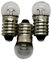 LED-Mafia 6V 12V 3W DC 3x 12x E10 warmweiß weiße Birnen Kleine Glühlampe Schraubgewinde Ersatz Beleuchtung (3, 12V)