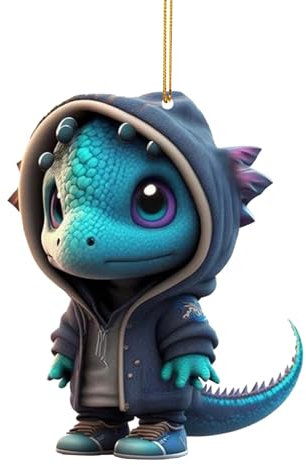 Drachen Figuren Garten Deko Neu Coole Drache Figur Gartendeko Mini-Dinosaur-Harz-Skulptur-Dekor Exquisite Baby-Drachenstatuen Ornament Geschenke für Freunde (Purple, One Size)