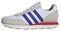 adidas Herren Run 60s 3.0 Leather Shoes Schuhe, Cloud White/Lucid Blue/Grey One, 45 1/3 EU