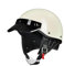 Moto Casque Jet Bol Vintage Casque Mobylette avec Lunettes Homologué ECE Rétro Demi Casque Moto Vélo Scooter Chopper pour Adultes Homme et Femme 3,S