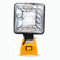 Work Light Compatible with Dewalt 20V Battery, Cordless LED Work Light 48W 3800LM, Low Voltage Protection, 2 USB Charging Ports Lighting Tool for Workplace and Outdoor(Battery not Included)