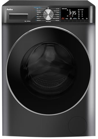Amica WA 484 085 G Waschmaschine, dunkel Grau, Energieeffizienzklasse A