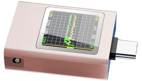 USB Schnelllade Testgerät Multimeter Geeignet Für Spannungs Und Strommessungen Mit Statistischer Zeitfunktion