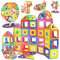 KOUYUO 105 PCS Magnetic Building Blocks, Magnetic Tiles for Kids, Magnetic Tiles Set, STEM Creativity Educational Magnets Toy Blocks for 3 4 5 6 7 8 Year Old Boys & Girls Gift for 3-8 Year Olds