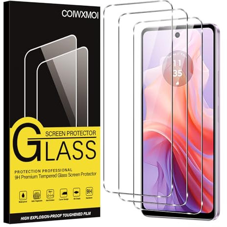 Coiwxmoi 2 Piezas Protector Pantalla Para Motorola E14/G04/G04S Cristal Templado Dureza 9H Antiarañazos Antihuellas Sin Burbujas Ultra HD Transparente Ultra Resistente Vidrio Película