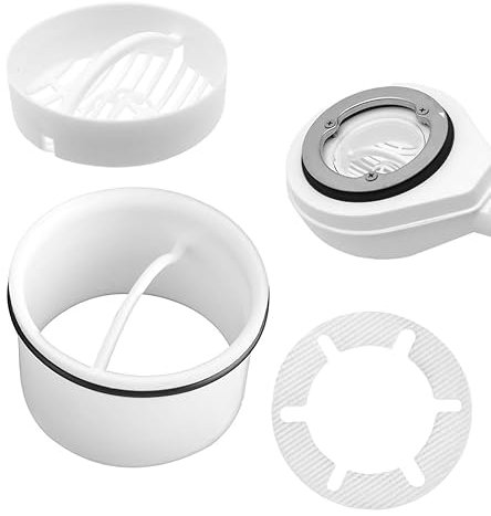 Frogetu Haarsieb Tauchrohr für Dusche Ablaufgarnitur Set,Tauchrohr Dusche,Dusche Siebeinsatz Haare,Kompatibel mit Ablaufgarnitur 6960,6963,6961,6962,Haarsieb für Dusche,Siebeinsatz Duschablauf Siphon