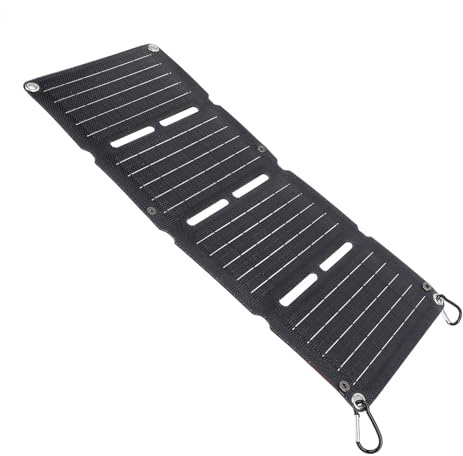 Chargeur Panneau Solaire Pliable 40W avec Sorties USB 12V et 5V, Charge Rapide QC, Portable pour Téléphones, Banques d'Alimentation, Tablettes, Camping, Randonnée