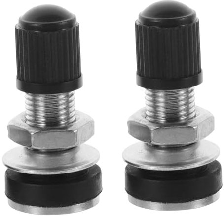 PAMINGONO 2stücke Reifenventil Aus Kupfer Ventilschaft Für Auto Und Fahrrad Ersatz-reifenventil Mit Dichtmittel Passend Für Schlauchlose Reifen Und Motorräder