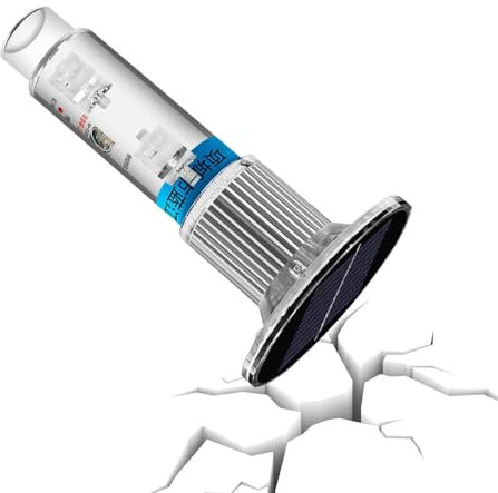 Feux de navigation LED – Lumière de navigation marine étanche, lampe d'avertissement alimentée par piles, fournitures de pêche polyvalentes pour expulser les oiseaux