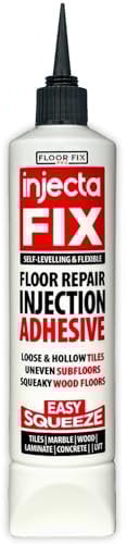 Injectafix Easy Squeeze 300ml All-In-One Bonding Adhesive - For Loose & Hollow Tiles, Wood, LVT & Laminate - Includes Advanced Strength Formula + Preservation Cap