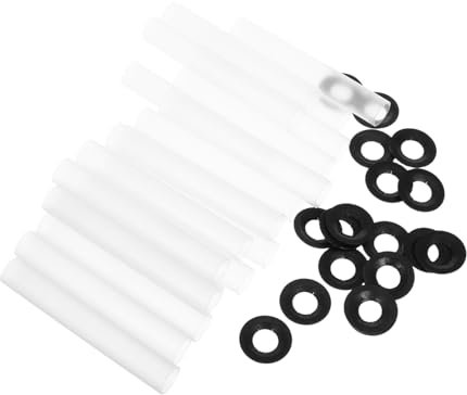 DOITOOL Garage Door Silent Roller Sleeves Geräuschreduzierende Langlebige Türscharniere Einfache Installation Für Leise Garagentore