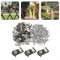 Multi Purpose Wire Mesh Screw on Clips Made from Stainless Steel Perfect for DIY Projects, Pack Sizes Available (200pcs)
