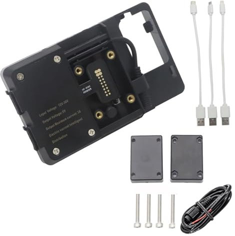 Motorrad Navigationshalterung GPS Für B&MW Für K1200GT Für K1300GT Motorrad Telefon GPS Halterung USB Und Drahtlose Lade Navigation Halterung Halter(USB Charger)