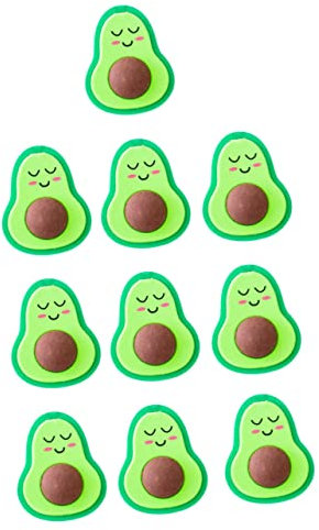 Milisten 18 Stück Schreibwaren-radiergummi Lernen Klein Avocado-briefpapier Radiergummis Avocado-radiergummi Miniatur-avocado Lustig Ästhetisches Schulmaterial Süße Schulsachen Tpr Grün