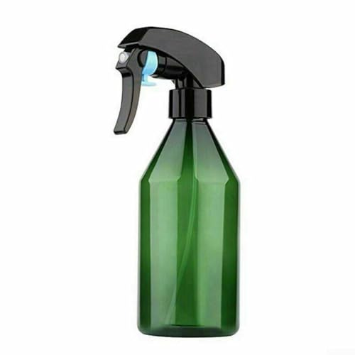 Zilimontt Flacon pulvérisateur d'eau en plastique de 300 ml pour le nettoyage des plantes de jardin et de la maison avec serrure anti-fuite et matériau PET + PP (vert)