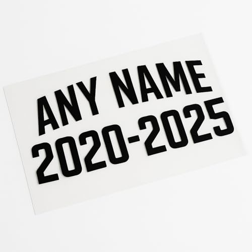 Personalised School Leavers Iron-On Transfer – Name & Years Design – Custom DIY Vinyl for T-Shirts or Hoodies | Year 6 | Year 11 Leavers