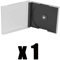 DVD Center PS1-Hülle - Schutz und Aufbewahrung von PS1-Spielen und -Konsolen - Schwarz - Einfarbig - Hülle für PS1 - Modern - PORTABLE_ELECTRONIC_DEVICE_COVER