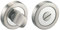 EUROART Toledo/Wing D20 Internal Lever on Rose Latch, Lock, & Bathroom Packs in Polished Chrome/Satin Nickel (Thumb Turn Lock)