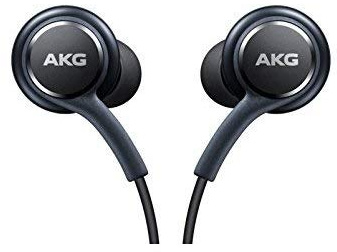Stereo-Kopfhörer, OEM, UrbanX 2020, für UrbanX Note 10, Note 10+, S10 Plus, S9, Note 8, S9+, S10e, S10e, S10, geflochtenes Kabel, entworfen von AKG, mit Mikrofon (schwarz) USB-C-Anschluss