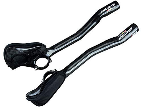 OYHN Fahrradstütze Lenker Aero Bar Triathlon Carbon Rennrad TT Rest Bike Lenker Aerobar Verlängerungsstange Lenker TT Stützrohr für Triathlon Radfahren,Glossy