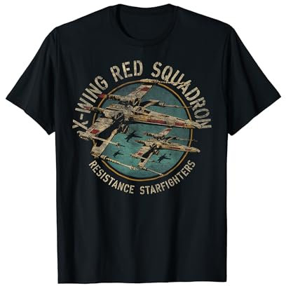 Star Wars X-Wing Squadron Faded Portrait Maglietta
