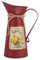 YARNOW Shabby Blumenvase Vintage Gießkanne Rustikaler Blumentopf Shabby Chic Deko Landhaus Vase Metall Eisen Eimer Retro Übertopf für Balkon Schreibtisch Büro Wohnzimmer Tischdeko