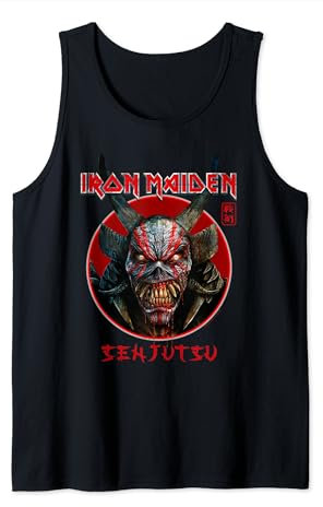 Iron Maiden - Senjutsu Eddie Face Circle Tank Top