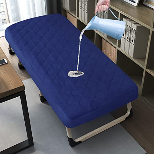Wasserdichter gesteppter Matratzenbezug für Kinderbetten, 76,2 x 190,5 x 25,4 cm, ausgestattet mit schmalem Doppel-/Camping-Etagenbett, Wohnmobil-Etagenbett, Gästebetten, weicher und atmungsaktiver