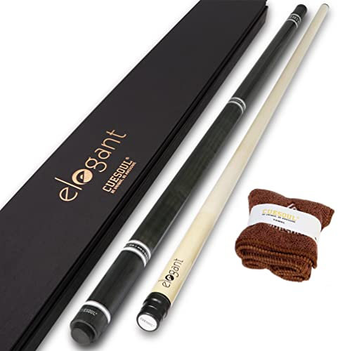 CUESOUL ELEGANT 58 Zoll 19 Unzen Billardqueue, 13 mm Spitzen (CSPC-EG-1)