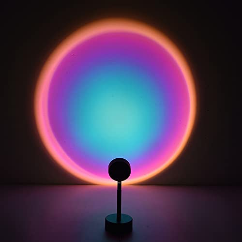 SagaSave Sunset Lamp, USB Sunset Projection LED Nachtlicht, Romantische Visuelle Stimmungslampe Beleuchtung Schlafzimmer Deko