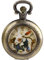 Tiong Alice im Wunderland Glasgehäuse Taschenuhr Retro Kinder Cartoon Quarz Taschenuhren Weihnachten Geburtstagsgeschenke für Mädchen