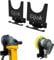 Gijok Angle Grinder Holder Tool Wall Mount Bracket for 5inch Grinder, 2pcs Impact Wrench Wall Holder, Angle Grinder Storage Rack for Angle Grinders, Cutters, Polishers etc